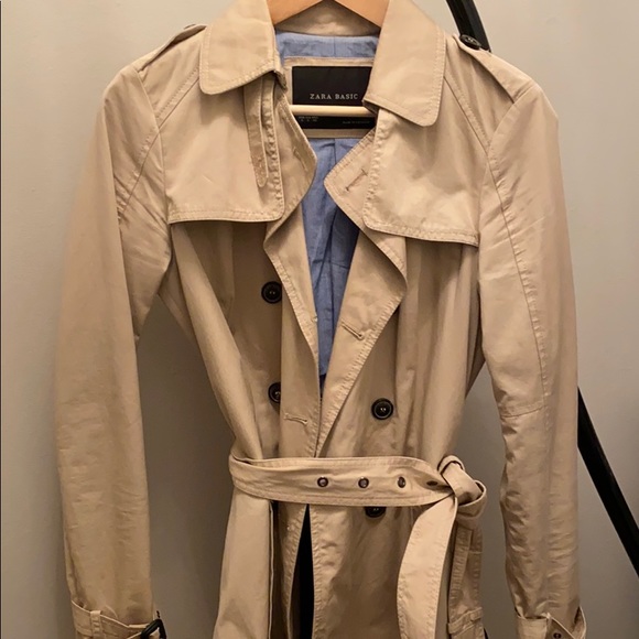 zara basic line trench coat - Picture 4 of 5